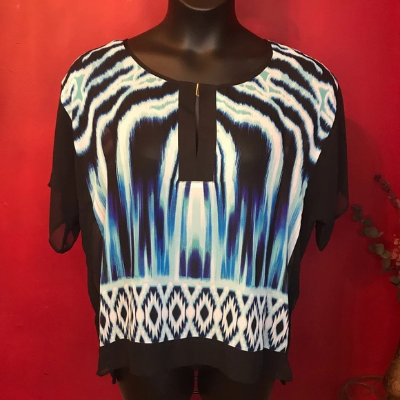 Bisou Bisou Tops - Bisou Bisou Michelle Bombot Top Size S